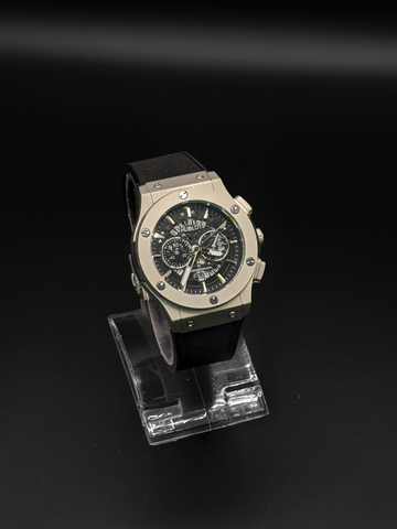 HB Black Skeleton Dial (Silicon Strap)