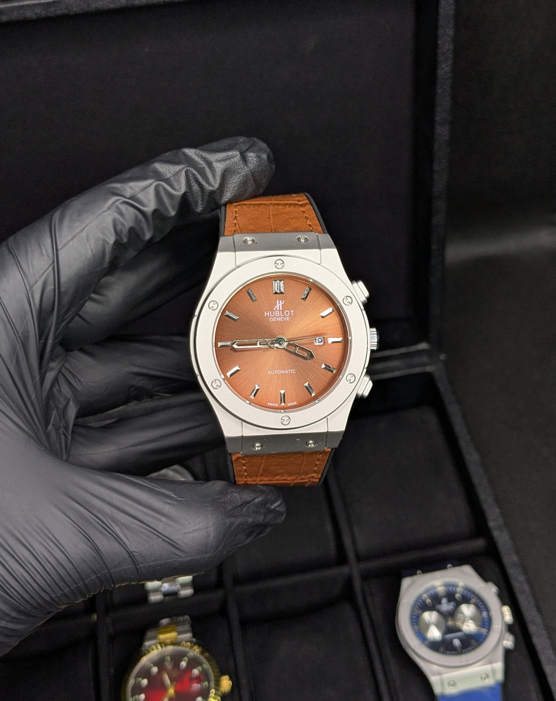 HUB Brown Classic Dial (Leather Strap)