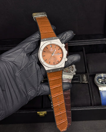 HUB Brown Classic Dial (Leather Strap)
