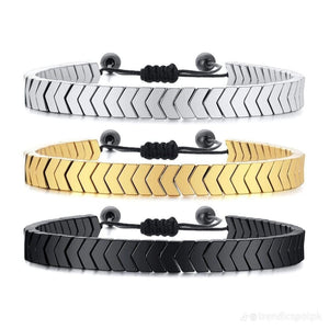 RYLO Hematite Arrows Bracelets