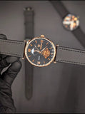 Quartz Roman Numerals Slim Dial Wrist Watch