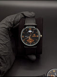 Quartz Roman Numerals Slim Dial Wrist Watch