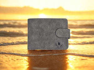 Premium Quality M Button Wallet Mate Material