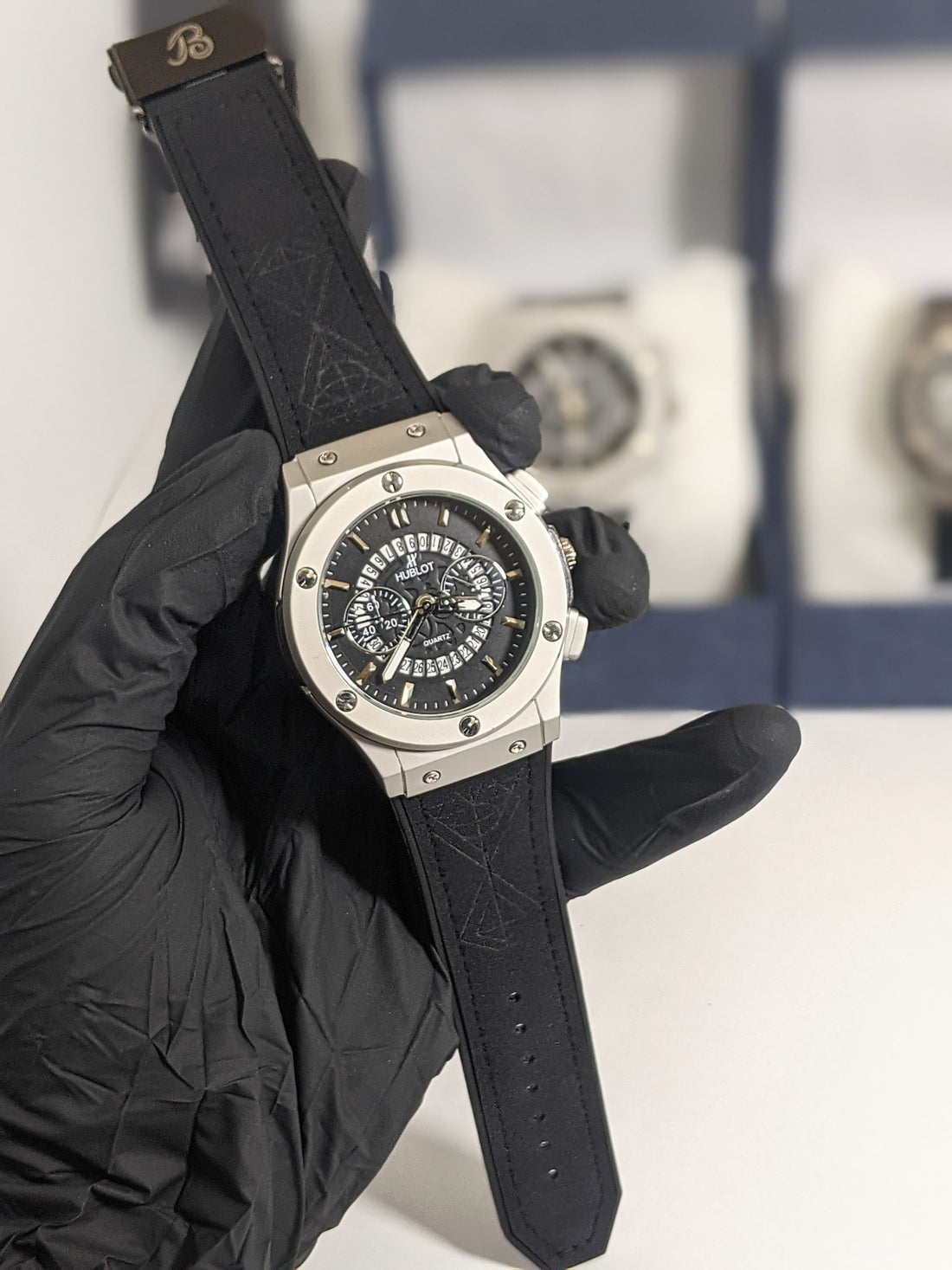 Hublot BigBang Stainless Steel Dial Model  (Silver Black)