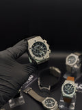 HB Black Skeleton Dial (Silicon Strap)