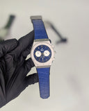 HUB Skeleton Blue & Silver Dial