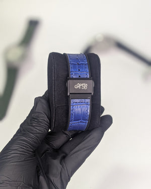 HUB Skeleton Blue & Silver Dial