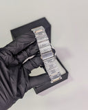 Diamond Silver Stone Watch