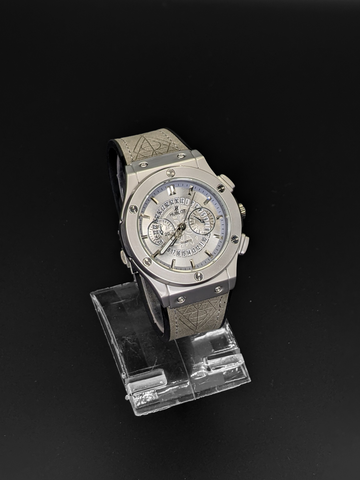 HUB Silver Skeleton Dial (Mate Strap)