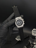 HUB Black Skeleton Dial (Mate Strap)