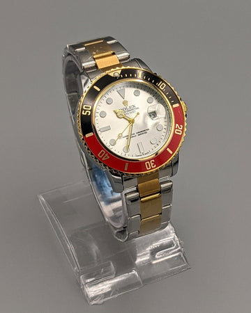 RLX Rotating Bezel Stainless Steel Watch (Silver)