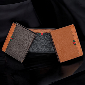 RYLO One-Line Leather Wallet & Card Holder