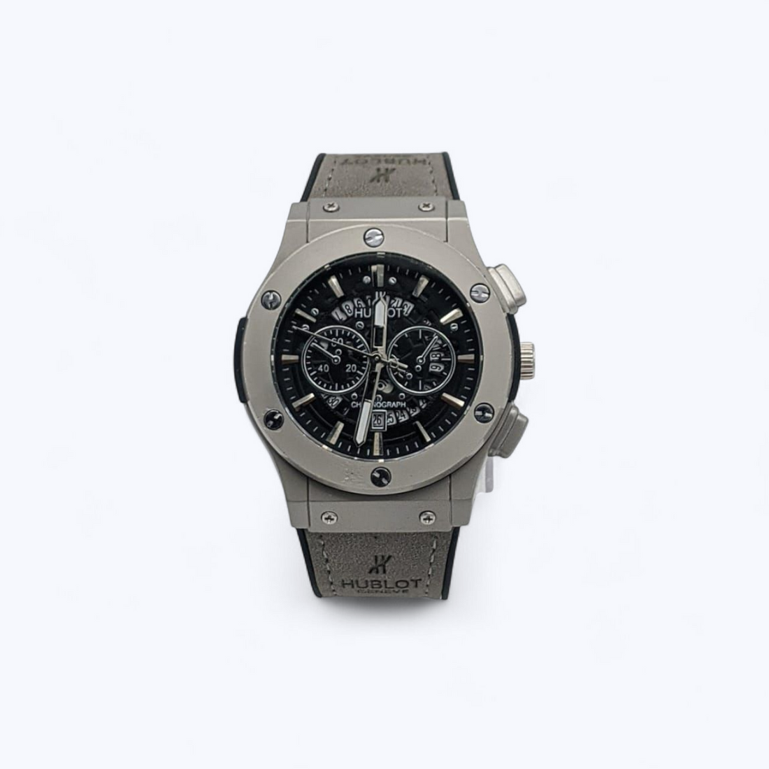 HUB Bigbang Skeleton Dial (Grey Strap)